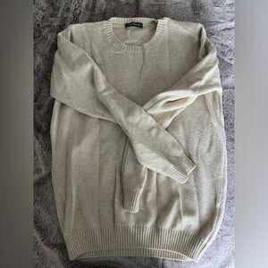 Brandy Melville oversized beige sweater